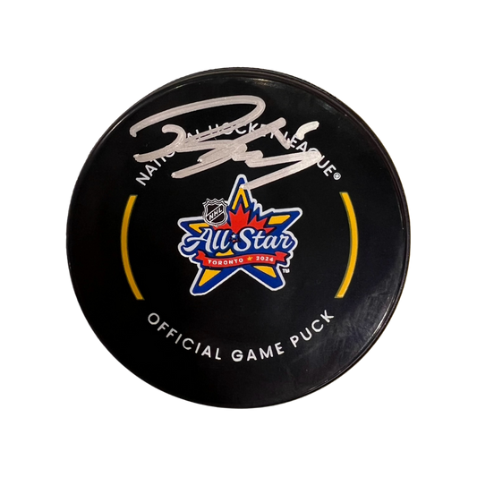 Robert Thomas St Louis Blues Autographed 2024 All Star Game Official Game Puck - JSA COA