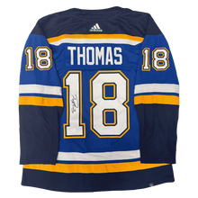 Robert Thomas St Louis Blues Autographed Adidas Home Jersey - Fan Cave COA