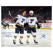 Robert Thomas & Jordan Kyrou St Louis Blues Dual Autographed 16x20 Photo - JSA COA