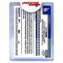 Roki Sasaki 2025 Topps Chrome Autograph Rookie RC #d/ 499 Card #RA-ROKI