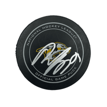 Roman Josi Nashville Predators Autographed Official Game Puck - Beckett COA
