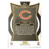 Rome Odunze 2024 Panini Select Zebra Prizm Shock Concourse Rookie RC Card #3