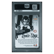 Rome Odunze PSA 9 2024 Panini Donruss Optic Rookie Kings Black Pandora #d/ 25 Card #14