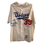 
Roy Campanella Brooklyn Dodgers Autographed Cooperstown Collection Stat Jersey - JSA LOA — Front