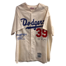 Roy Campanella Brooklyn Dodgers Autographed Cooperstown Collection Stat Jersey - JSA LOA