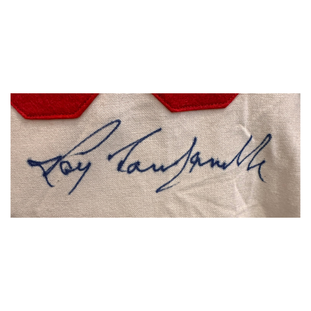 Roy Campanella Brooklyn Dodgers Autographed Cooperstown Collection Stat Jersey - JSA LOA