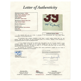 Roy Campanella Brooklyn Dodgers Autographed Cooperstown Collection Stat Jersey - JSA LOA