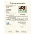 
Roy Campanella Brooklyn Dodgers Autographed Cooperstown Collection Stat Jersey - JSA LOA — Image 4