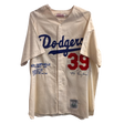 Roy Campanella Brooklyn Dodgers Autographed Cooperstown Collection Stat Jersey - JSA LOA