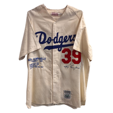 Roy Campanella Brooklyn Dodgers Autographed Cooperstown Collection Stat Jersey - JSA LOA