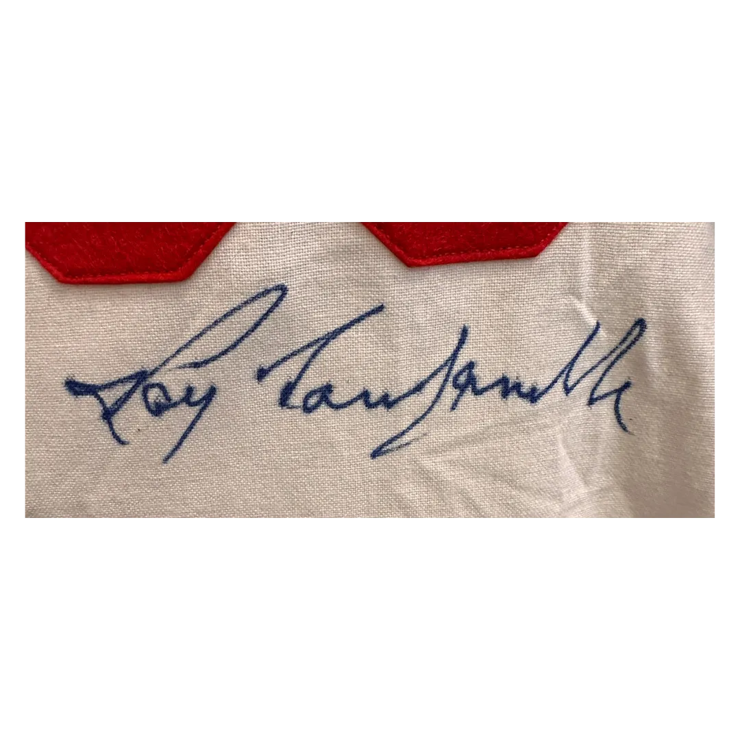 Roy Campanella Brooklyn Dodgers Autographed Cooperstown Collection Stat Jersey - JSA LOA
