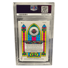 Russell Westbrook PSA 10 2019 Panini Mosaic Stained Glass Card #2