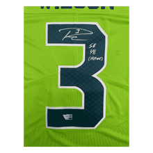 Russell Wilson Seattle Seahawks Alternate Green Nike Autographed Jersey - Fanatics COA