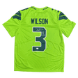 Russell Wilson Seattle Seahawks Alternate Green Nike Autographed Jersey - Fanatics COA
