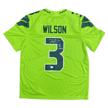 Russell Wilson Seattle Seahawks Alternate Green Nike Autographed Jersey - Fanatics COA