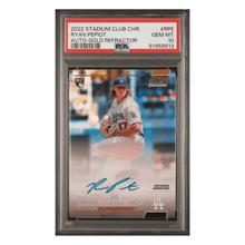 Ryan Pepiot PSA 10 2022 Stadium Club Chrome Auto Gold Refractor Card #RPE