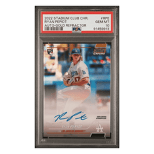 Ryan Pepiot PSA 10 2022 Stadium Club Chrome Auto Gold Refractor Card #RPE