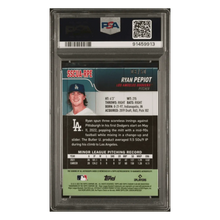 Ryan Pepiot PSA 10 2022 Stadium Club Chrome Auto Gold Refractor Card #RPE