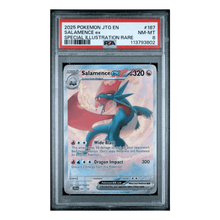 Salamence ex PSA 8 2025 Pokemon Journey Together Special llustrations Rare Card #187