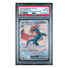Salamence ex PSA 8 2025 Pokemon Journey Together Special llustrations Rare Card #187