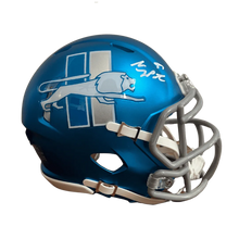 Sam LaPorta Detroit Lions Autographed 2023 Alternate Mini Speed Helmet - Beckett COA