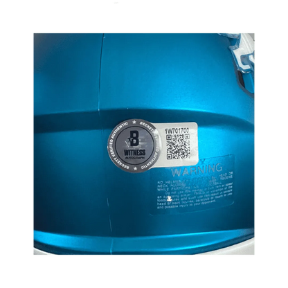 Sam LaPorta Detroit Lions Autographed 2023 Alternate Mini Speed Helmet - Beckett COA