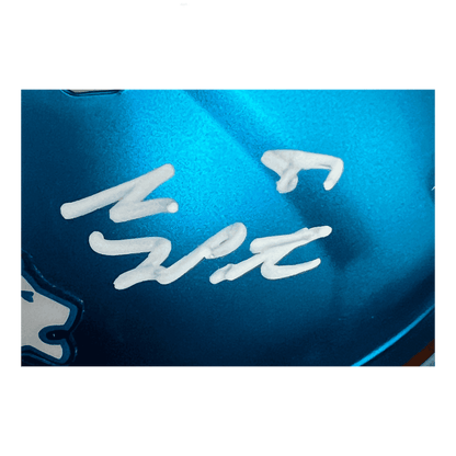 Sam LaPorta Detroit Lions Autographed 2023 Alternate Mini Speed Helmet - Beckett COA
