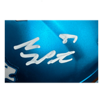 
Sam LaPorta Detroit Lions Autographed 2023 Alternate Mini Speed Helmet - Beckett COA — Back