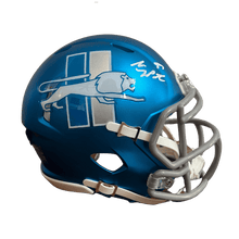 Sam LaPorta Detroit Lions Autographed 2023 Alternate Mini Speed Helmet - Beckett COA