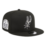 San Antonio Spurs Western Conference Patch New Era Black 9FIFTY Adjustable Snapback Hat
