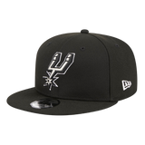 San Antonio Spurs Western Conference Patch New Era Black 9FIFTY Adjustable Snapback Hat
