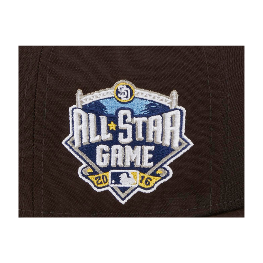 San Diego Padres 2016 All Star Game Patch New Era Brown 9FIFTY Adjustable Snapback Hat