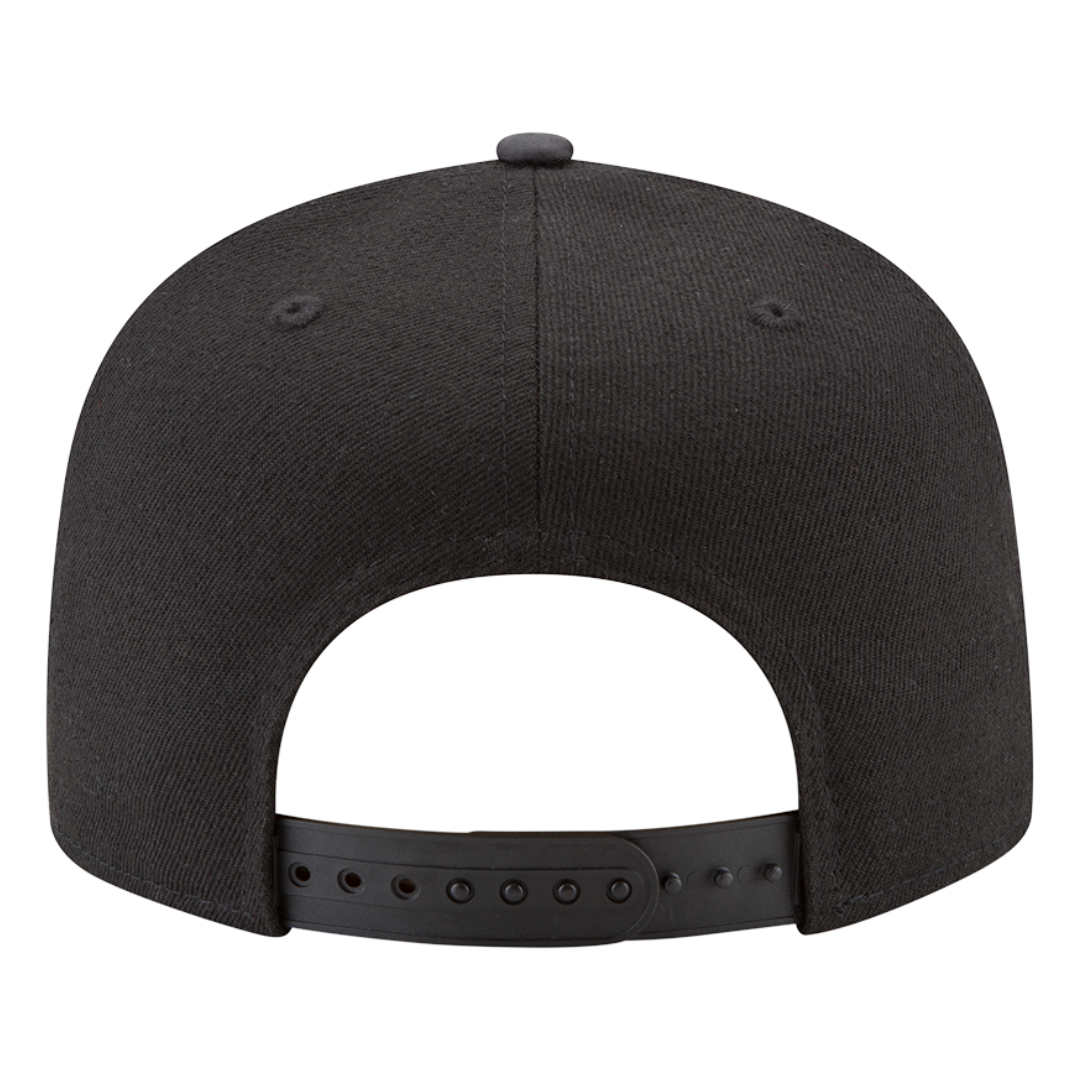 San Francisco 49ers Black & White Logo New Era 9FIFTY Adjustable Snapback Hat