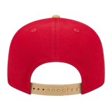 San Francisco 49ers Official Team Color 2Tone New Era Red/Gold 9FIFTY Adjustable Snapback Hat