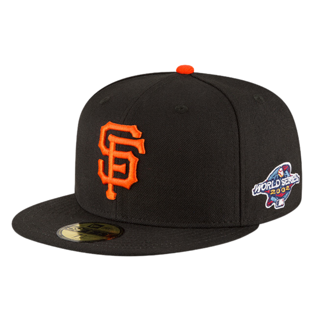 San Francisco Giants 2002 World Series Patch New Era Black 59FIFTY Fitted Hat