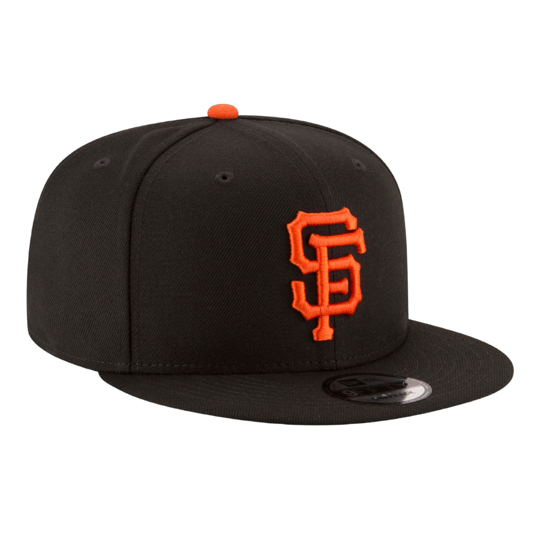 San Francisco Giants Official Team Color Black New Era 9FIFTY Adjustable Snapback Hat