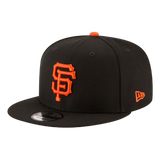 San Francisco Giants Official Team Color Black New Era 9FIFTY Adjustable Snapback Hat