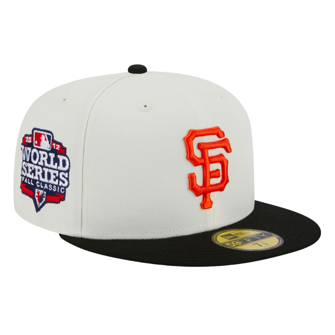San Francisco Giants Retro 2012 World Series Fall Classic Patch New Era Stone/Black 59FIFTY Fitted Hat