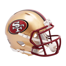 San Francisco 49ers 1996-2008 Throwback Speed Riddell Mini Football Helmet