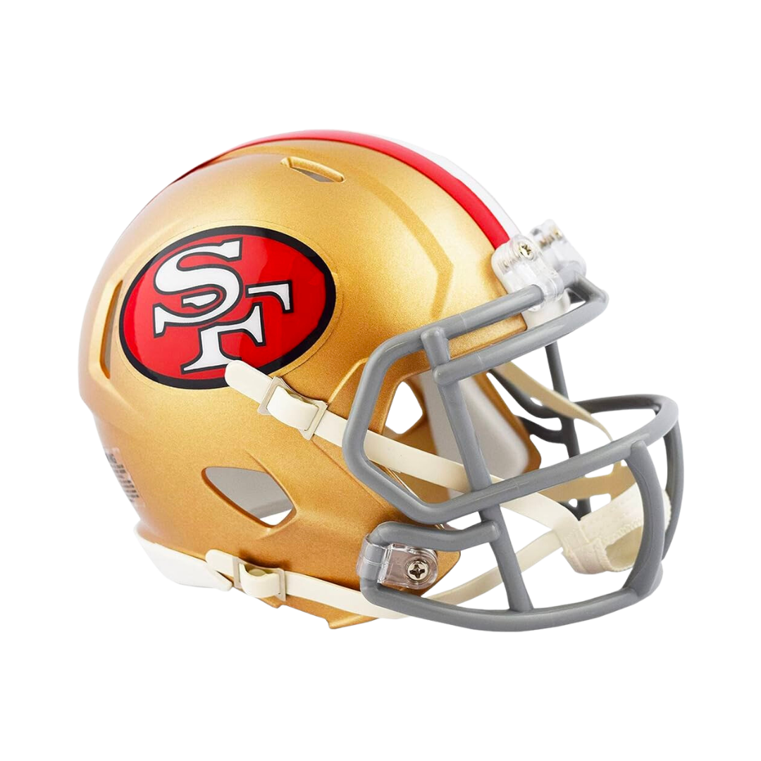 San Francisco 49ers Speed Riddell Mini Football Helmet