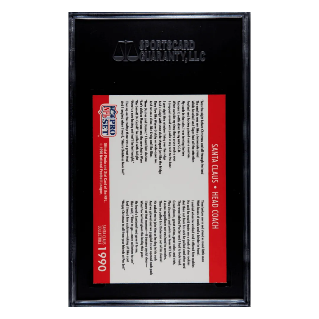 Santa Claus SGC 9 1990 Pro Set Promo Card #1990