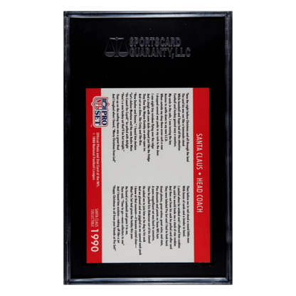 Santa Claus SGC 9 1990 Pro Set Promo Card #1990