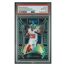 Saquon Barkley PSA 10 2023 Panini Select Dragon Scale Prizm Card #471