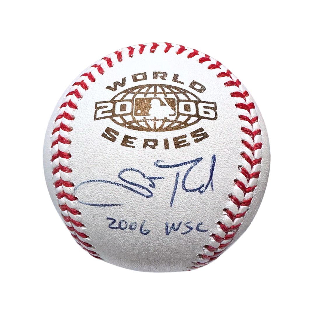 Scott Rolen St Louis Cardinals Autographed 2006 World Series Baseball w/"2006 WSC" - JSA COA