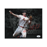 Scott Rolen St Louis Cardinals Autographed Spotlight Throwing 8x10 Photo - JSA COA