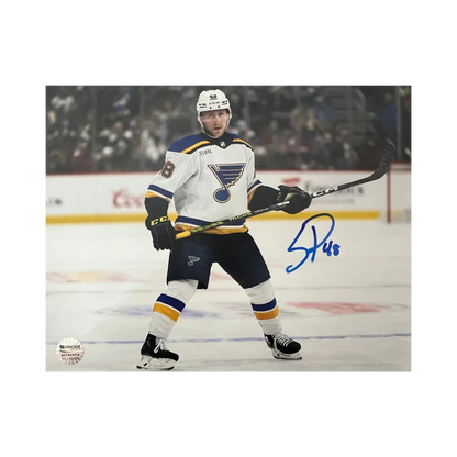 Scott Perunovich St Louis Blues Autographed 8x10 Photo - Fan Cave COA