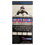 
Scott Perunovich St Louis Blues Autographed 8x10 Photo - Fan Cave COA — Label