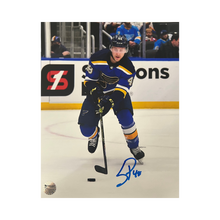 Scott Perunovich St Louis Blues Autographed 8x10 Photo - Fan Cave COA