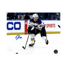 Scott Perunovich St Louis Blues Autographed Skating 8x10 Photo - Fan Cave COA