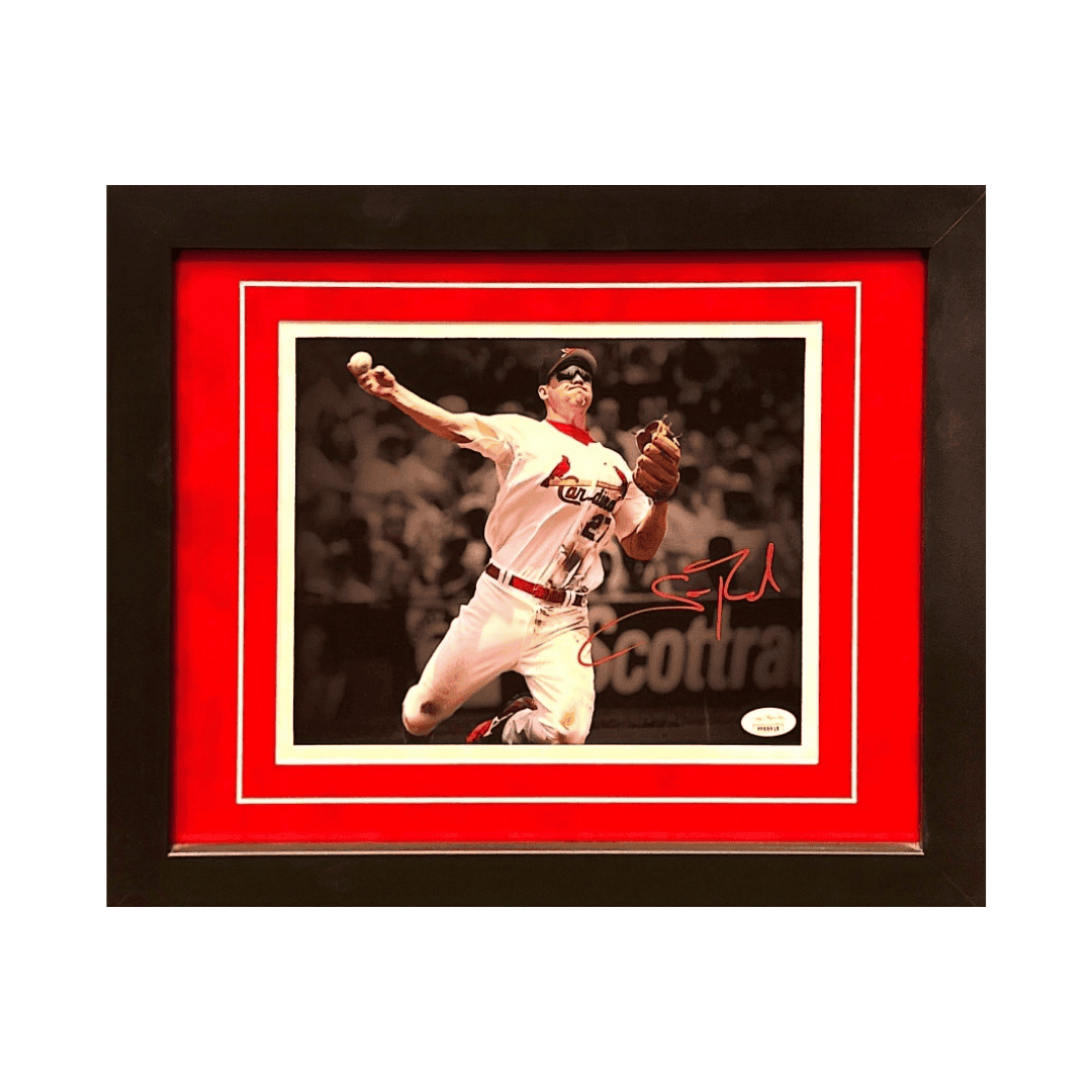 Scott Rolen St Louis Cardinals Autographed Framed 8x10 - JSA COA